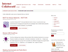 Tablet Screenshot of internetcollaboratif.info